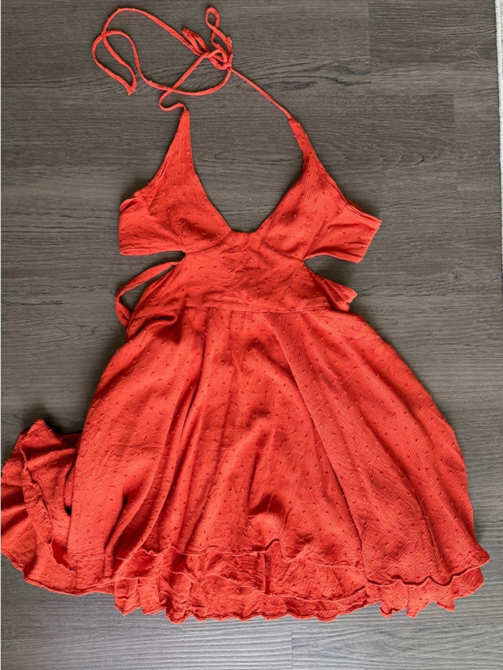 Orange Multi-Tie Sundress